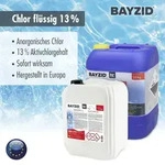 1x 25 kg Chlor 13% fl&uuml;ssig f&uuml;r Pools in Kanister