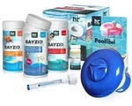 Pool Wasserpflege Starterset 7-tlg durch Chlor, PH Minus und Multitabs
