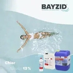6x 25 kg Chlor 13% fl&uuml;ssig f&uuml;r Pools in Kanister