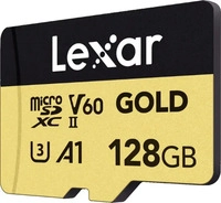 Lexar LMSGOLD128G-BNNNG, Lexar microSDXC Gold Series UHS-II 128GB V60