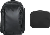 WANDRD TR45 BK PEPB 1, WANDRD Transit 45L Travel Backpack Black Essential+ Bundle
