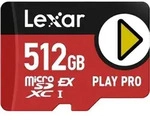 Lexar LMSXPS0512G-BNNNG, Lexar Express Play 512GB microSDXC - R900/W600MB/s