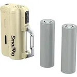 SmallRig 6089 Ladeger&auml;t-Set inkl. 2x 5000mAh 21700 Akku, Sandbraun