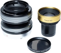 LensBaby LBT60DGIIOSKNZ, Lensbaby Twist 60 + Double Glass II Optiktauschkit f&uuml;r