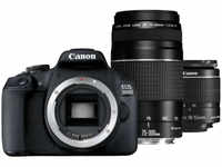 Canon 2728C051, Canon EOS 2000D + 18-55mm DC III + 75-300mm III | 5 Jahre Garantie!