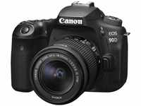 Canon 3616C010, CANON EOS 90D + EF-S 18-55mm F/4-5.6 IS STM compact | 5 Jahre