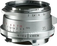 Voigtlander BA351B, Voigtlander Voigtl&auml;nder Ultron 35mm F/2.0 ASPH VM II silber