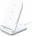 Aukey LC-A2-W, Aukey Aircore 2-in-1 Wireless Ladest&auml;nder wei&szlig;