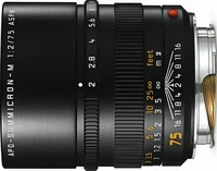 Leica 11637, Leica 11637 APO-Summicron-M 75mm F/2.0 ASPH schwarz