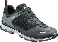 Meindl 3966-31, Meindl Lite Trail GTX Herren (Anthrazit/Rot) Schwarz
