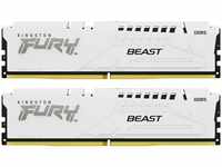 64GB (2x32GB) KINGSTON FURY Beast White XMP DDR5-6000 CL40 RAM Speicher Kit