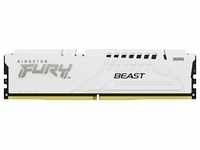 16GB (1x16GB) KINGSTON FURY Beast White XMP DDR5-6000 CL40 RAM Arbeitsspeicher