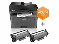 Brother MFC-L2827DWXL S/W-Laser-Multifunktionsdrucker Scanner Kopierer Fax WLAN