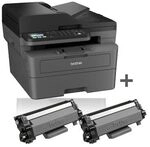 Brother MFC-L2827DWXL S/W-Laser-Multifunktionsdrucker Scanner Kopierer Fax WLAN