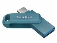 SanDisk Ultra Dual Drive Go 128 GB USB 3.1 Type-C / USB-A Stick Navagio Bay Blau