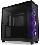 NZXT H6 Flow RGB - Mid-Tower Airflow Gaming Geh&auml;use Schwarz Glasfenster