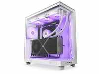 NZXT H6 Flow RGB Mid-Tower Airflow Gaming Gehäuse Weiß Glasfenster