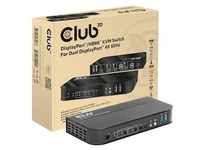 Club 3D DisplayPort/HDM KVM Switch auf Dual DisplayPort 4K 60Hz