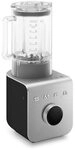 SMEG BLC01BLMEU 50s Style High-Performance Standmixer - schwarz/matt/aluminium