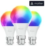 Nanoleaf Essentials Matter Smart Bulb B22 LED-Leuchtmittel 3er-Pack