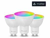 Nanoleaf Essentials Matter Smart Bulb GU10 LED-Leuchtmittel 3er NF080802-3GU10