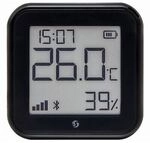 Shelly H&T Gen3 WLAN-Temperatur- & Feuchtigkeitssensor Schwarz