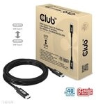 Club 3D USB4 Gen3x2 Type-C Bi-Direktionale Kabel 3m