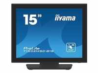 iiyama ProLite T1532MSC-B1S 38cm (15") 10-Punkt Multitouch-Monitor XGA TN VGA DP