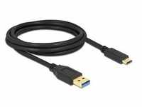 Delock SuperSpeed USB (USB 3.2 Gen 2) Kabel Typ-A zu USB Type-CTM 2 m