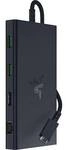 RAZER USB-C Dock 4K Schwarz | 2x USB-C, 4x USB-A, Ethernet, HDMI, 3,5mm Klinke