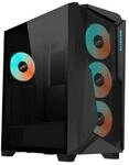 GIGABYTE GB-C301G-TYPE-C-V2 Midi Tower Gaming Geh&auml;use mit Sichtfenster