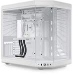 HYTE Y70 Zweikammer ATX Midi Tower Gaming Geh&auml;use Schneewei&szlig; mit Glasfenster