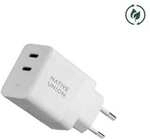 Native Union 35W Dual USB-C Fast GaN PD Wall Charger Wei&szlig;