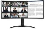 LG UltraWide 34WR55QC-B 34 Zoll UWQHD Curved VA LED 21:9 100 Hz Monitor