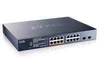 Zyxel XMG1915-18EP 16-Port 2.5GbE Smart Switch, 2x SFP+, 8x PoE++ 180W lüfterlos