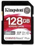 Kingston Canvas React Plus V60 128GB SDXC Speicherkarte 4K-UHS-II