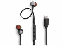 JBL Tune 310C, In-Ear Wired USB-C Headphone with High Resolution, Black