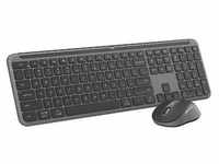 Logitech MK950 Signature Slim Combo Graphite - US- Kabellose Tastaturkombination