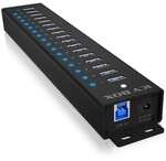 Raidsonic ICY BOX 16+1 port USB Hub, 16x USB, 1x USB Laden, USB 3.2 Gen 1