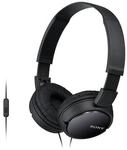 Sony MDR-ZX110AP On Ear Kopfh&ouml;rer - Headsetfunktion faltbar Schwarz