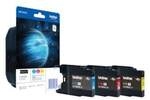 Brother LC1280XLRBWBP Druckerpatrone Multipack (gelb, cyan, magenta)