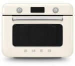 Smeg 50's Style Kombi-Tisch-Dampfbackofen Creme