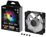 ASUS TUF GAMING TR120 ARGB Geh&auml;usel&uuml;fter Reverse schwarz, 120 mm, PWM