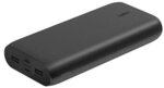 Belkin BoostCharge 4-Port Powerbank 26.000 mAh 32W inkl. 45cm USB-C-Kabel schwarz
