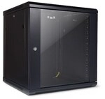 Inter-Tech SMA-6612 Wandgeh&auml;use, Tempered Glass, Schwarz