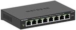 NETGEAR GS308E Managed Switch 8 Port Gigabit Ethernet LAN Switch Plus (Plug-and-Play