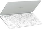 Logitech Keys-To-Go 2 Pale Grey - mobile kabellose Tastatur f&uuml;r Tablets & Notebooks