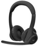 Logitech Zone 300 Headset Schwarz - Kabelloses Headset f&uuml;r Home Office & B&uuml;ro