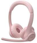 Logitech Zone 300 Headset Ros&eacute;- Kabelloses Headset f&uuml;r Home Office & B&uuml;ro