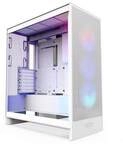 NZXT H7 Flow White RGB (2024) Midi Tower ATX Gaming Geh&auml;use wei&szlig; mit Glasfenster